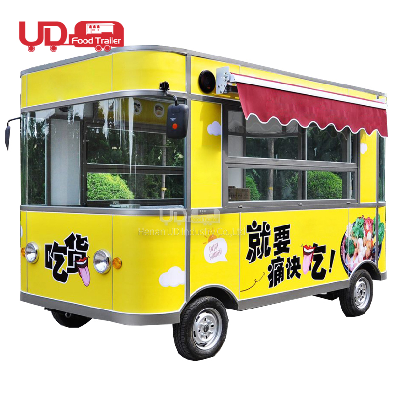 Factory Cheap Price Food Truck New Design Mini Electric Food Truck Ice Cream Coffee Cart Mobile Food Cart