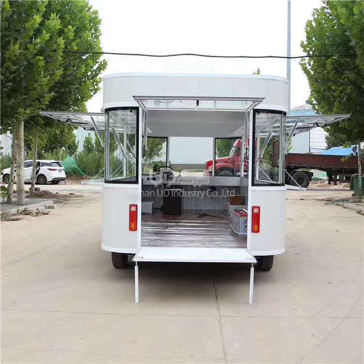 Electric Food Cart Juice Coffee Van Mobile Kitchen Pizza Candy Cart Ice Cream Shop Taco Hot Dog Truck Bus Food Truck