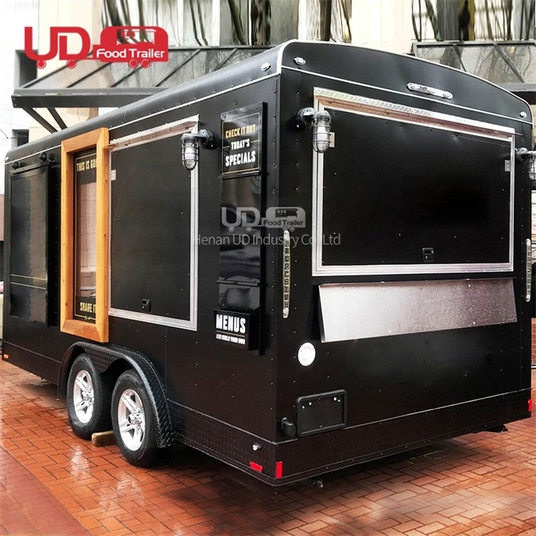 New Design Street Sale Food Kiosk Hot Dog Stand Ice Cream Food Truck Gelato Cart BBQ Concessions Trailer