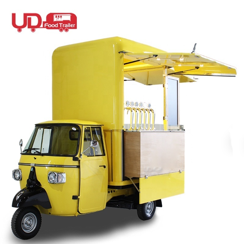 Electric Tricycle Food Truck Ice Cream Coffee Van Food Car Mobile Shop Three Wheel Bike Food Truck for sale