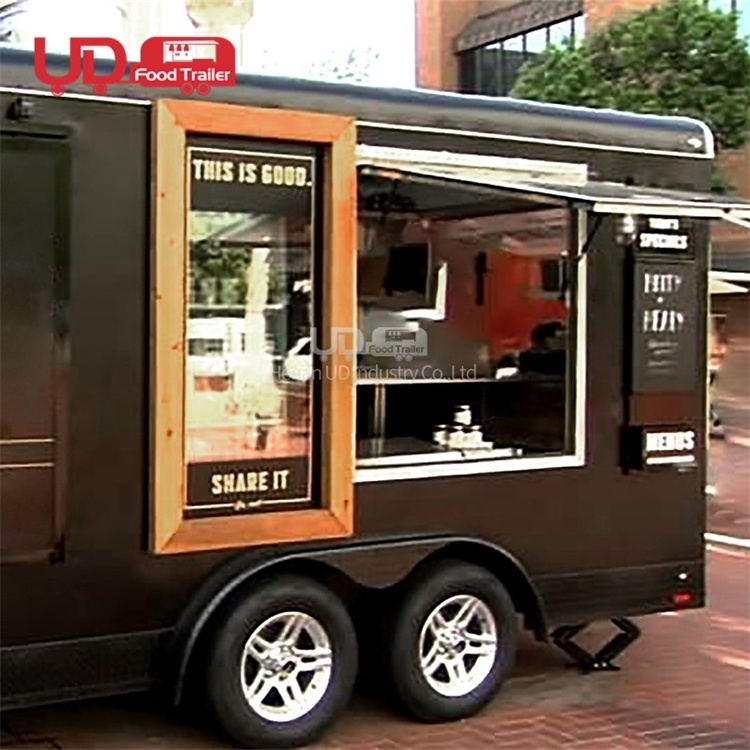 New Design Street Sale Food Kiosk Hot Dog Stand Ice Cream Food Truck Gelato Cart BBQ Concessions Trailer