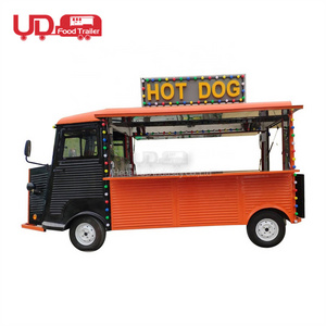 Hot Sale Electric Food Bus Baked Potato Food Cart Mobile Catering Van Retro HY Food Truck