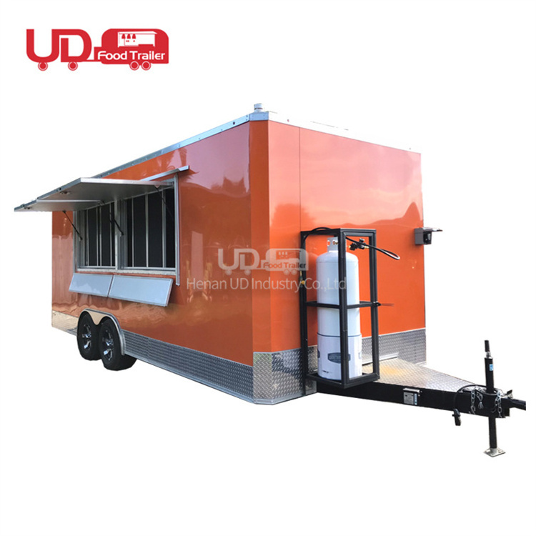 Street Imbisswagen Food Carts Popcorn Hamburger Food Truck Kiosk Concession Food Trailers Fully Equipped For Sale