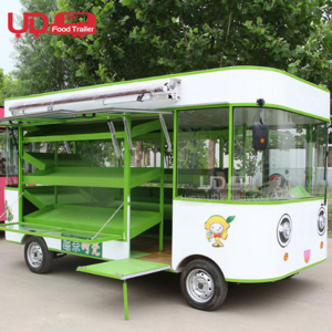 Electric Food Truck Street Sale Vegetable Mobile Food Truck Coffee Shop Ice Cream Vending Cart Fruit Carts For USA