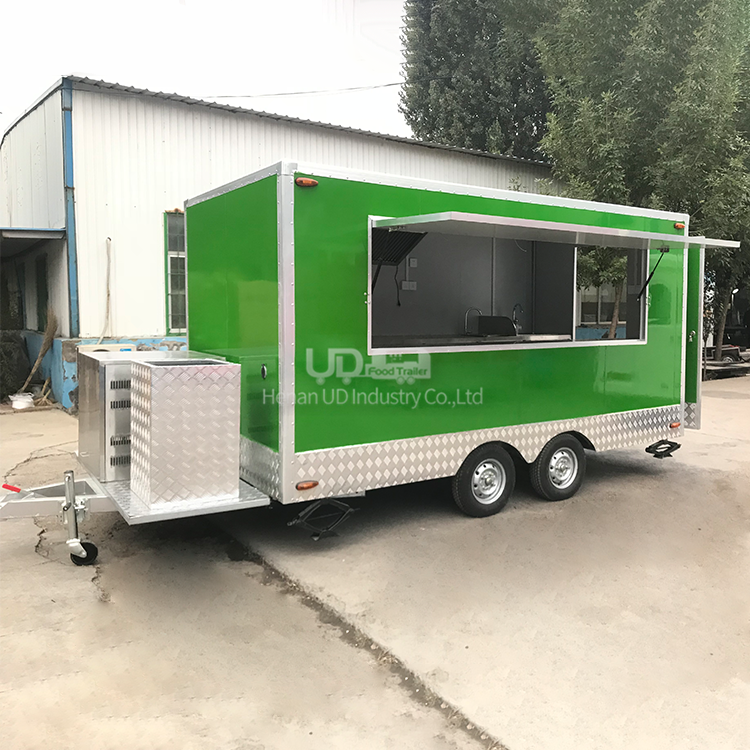 New Design Delivery Food Trailer Taco Ice Cream Truck Mobile Pizza Kitchen Food Warmer Fast Food Car