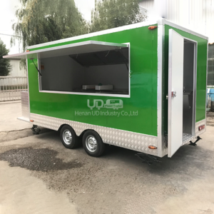 New Design Delivery Food Trailer Taco Ice Cream Truck Mobile Pizza Kitchen Food Warmer Fast Food Car