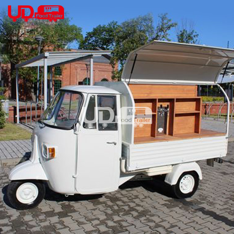 UrDream Tuk Tuk Food Truck Piaggio Ape Espresso Trailer Piaggio Trucks For Sale USA Coffee Kiosk Cart