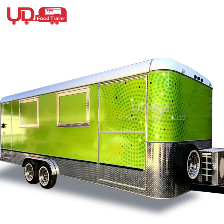 Cheap Price Container Mobile Kitchen Ice Cream Cart Fully Equipped Pasta Food Kiosk Booth Food Trailer