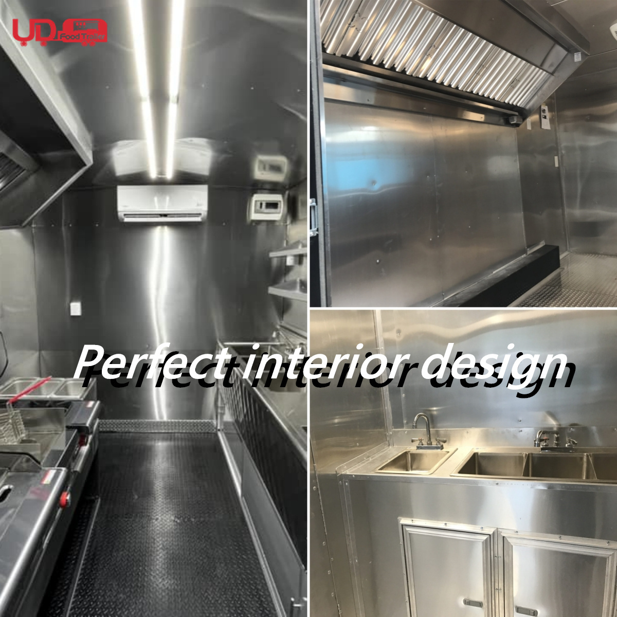 Custom Size Street Mobile Kitchen Pizza Concession Trailer Tacos Truck Restaurant Fast Food Kiosk Bbq Food Truck