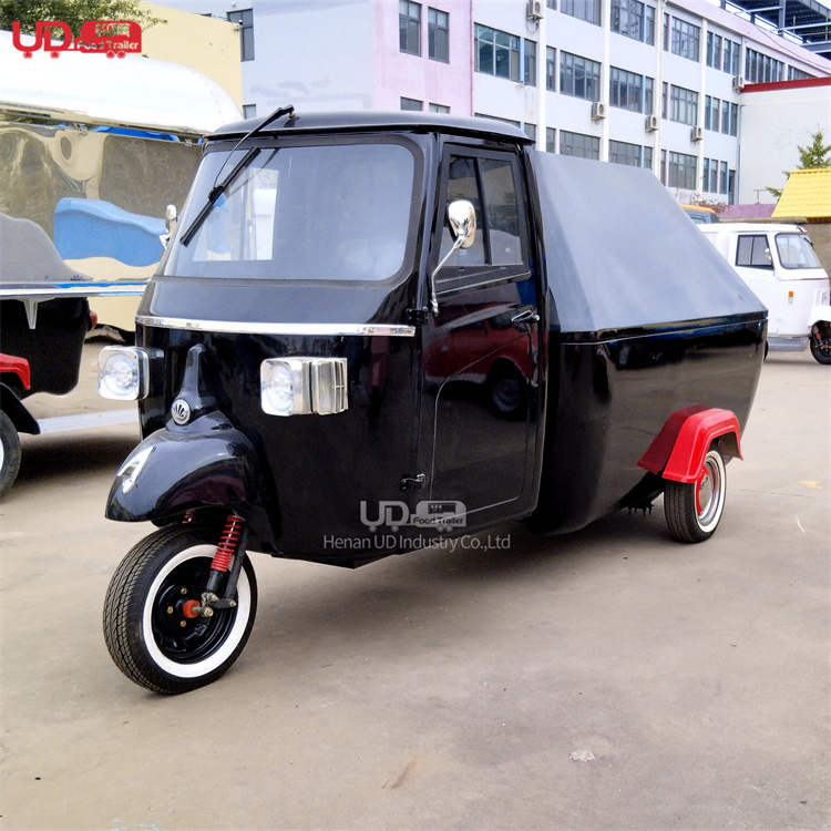 New Popsicle Tricycle Delivery Vendor Ice Cream Bicycle Carts Tuk Tuk Street Food Vending Truck  With Freezer