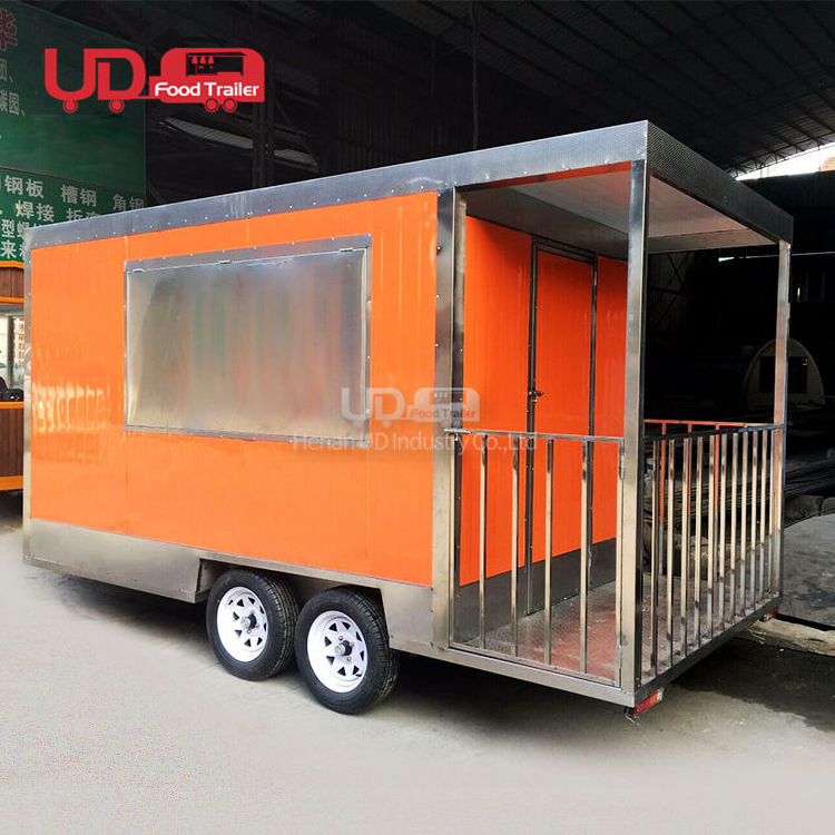 Street Imbisswagen Food Carts Popcorn Hamburger Food Truck Kiosk Concession Food Trailers Fully Equipped For Sale