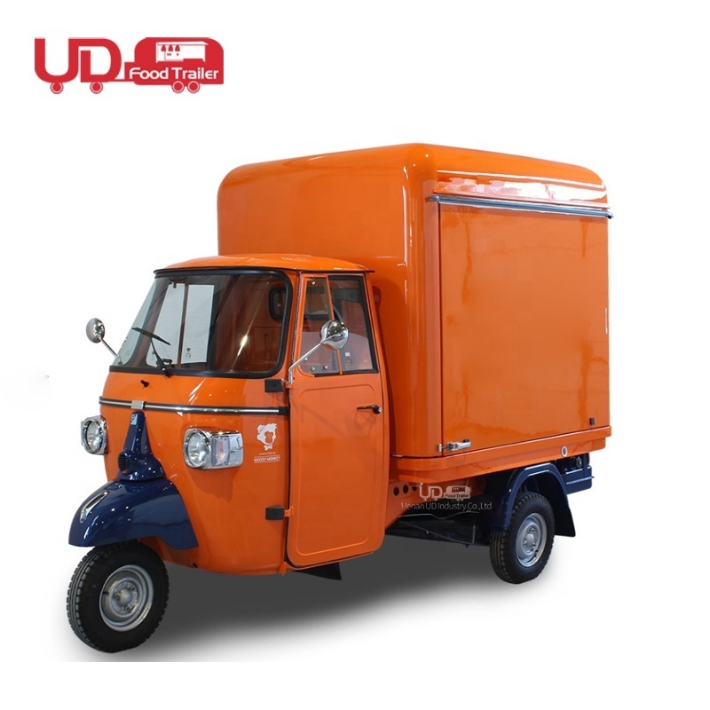 Electric Tricycle Food Truck Ice Cream Coffee Van Food Car Mobile Shop Three Wheel Bike Food Truck for sale