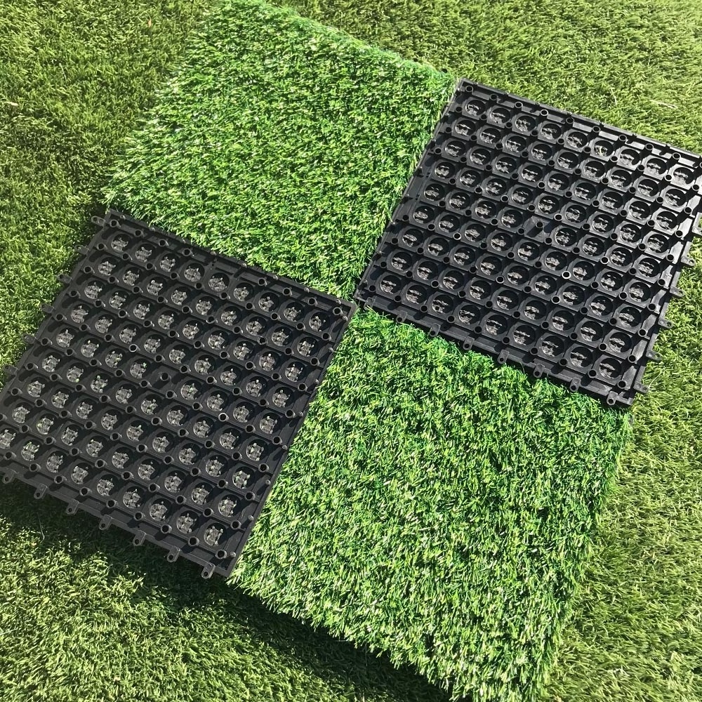 High Quality Outdoor Indoor Kids Playground Garden Playground Interlocking Puzzle Landscaping Grass Floor Mat Tiles For Garden