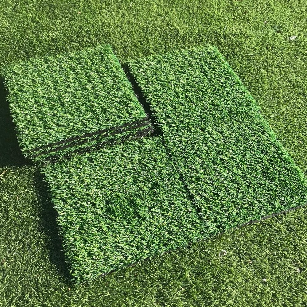 High Quality Outdoor Indoor Kids Playground Garden Playground Interlocking Puzzle Landscaping Grass Floor Mat Tiles For Garden