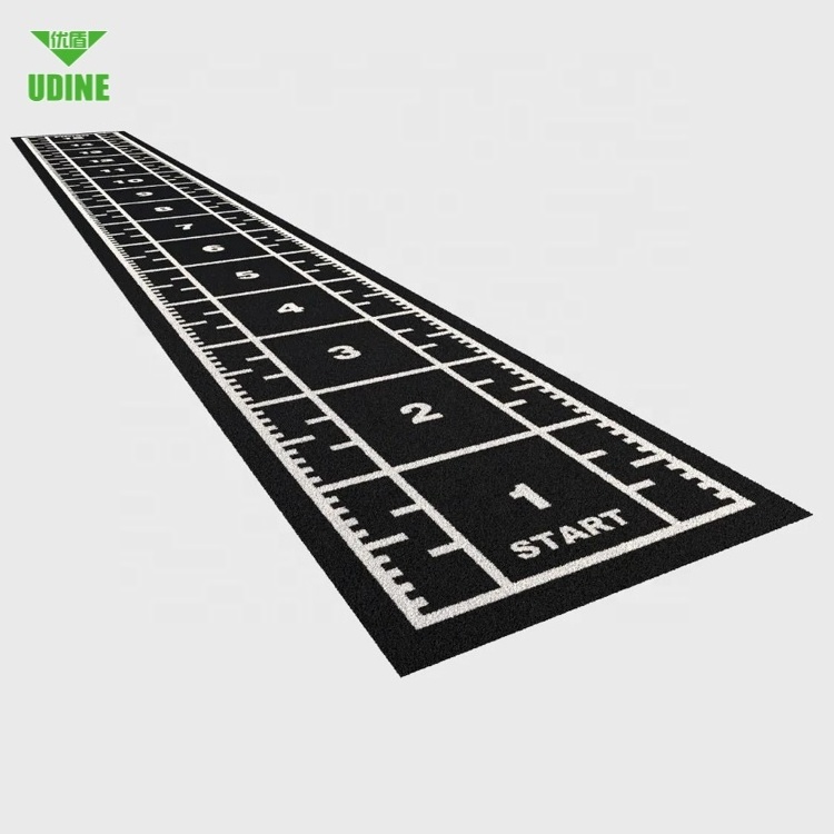 Customized High Density Fitness Lawn Carpet Flooring Black Blue Rainbow Synthetic Fake Turf Gym Artificial Grass For Fitness