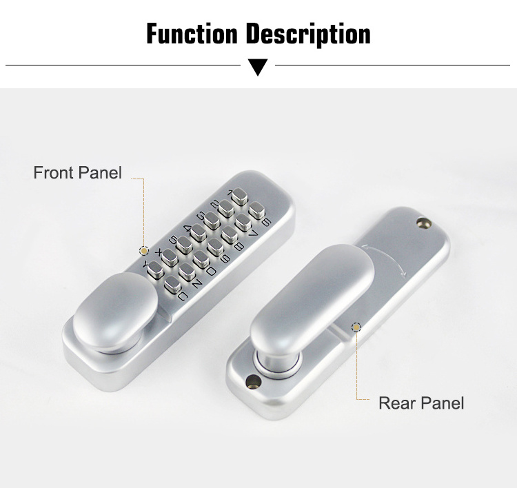 Home protected safe combination lock key , mechanical password lock