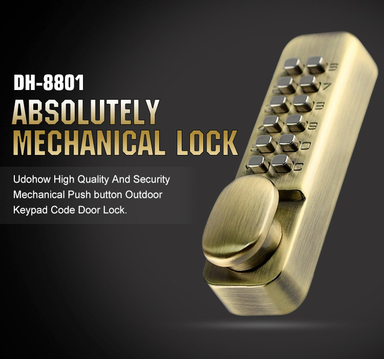 Home protected safe combination lock key , mechanical password lock