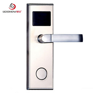 Hotel Locking System Udohow classic style Model Hot Sale Card Key Door Lock