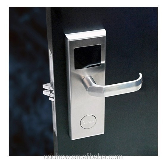 Hotel Locking System Udohow classic style Model Hot Sale Card Key Door Lock