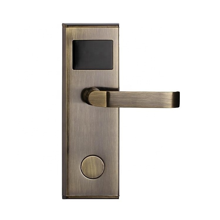 Udohow hot Selling Smart Rfid Hotel Lock System,Rf Card Electronic Door Handle Lock,Smart Hotel Door Lock System Price