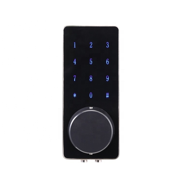 Udohow Smart Safety Ttlock Ble App Door Lock Electronic Digital Code Password Fingerprint Deadbolt Lock for Wood Door