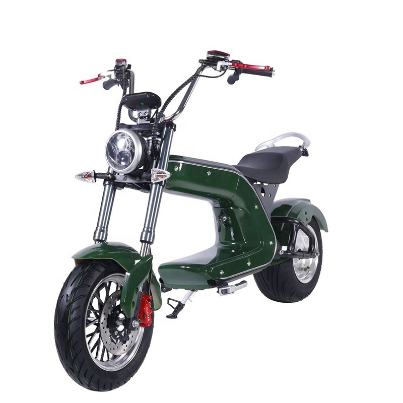 New Electric Scooter 60V 2500W Retro Motorcycle Lithium Battery Scooter City Coco