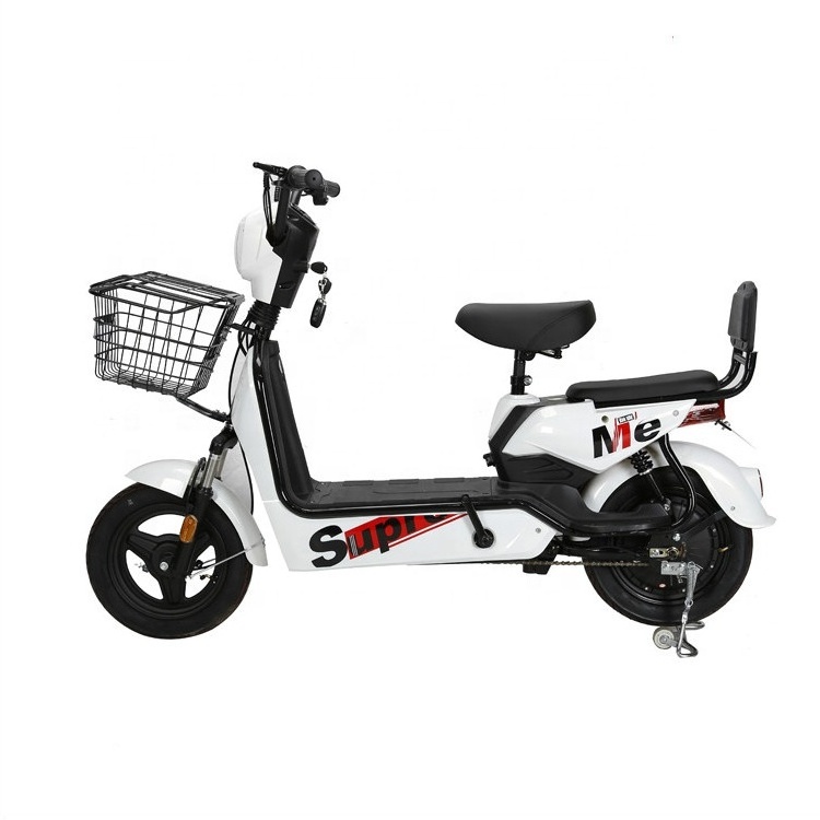 350w brushless motor anti-theft alarm carbon steel electric tandem bicycle