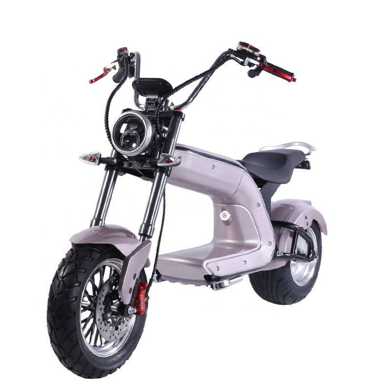 New Electric Scooter 60V 2500W Retro Motorcycle Lithium Battery Scooter City Coco