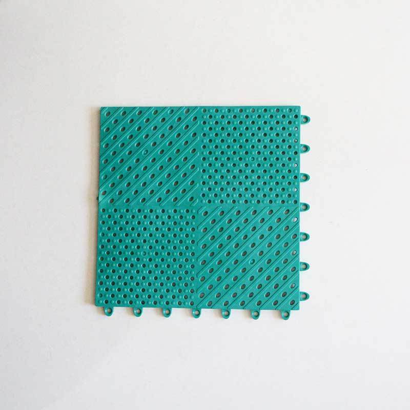 25*25cm Anti Slip Interlocking Flexible PVC Floor Mat Industrial Anti Fatigue Anti Microbial for Bathroom Wet Areas