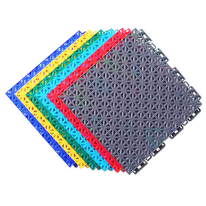 Interlocking Badminton Roller Skating tennis basketball volleyball court kindergarten  PP floor tile