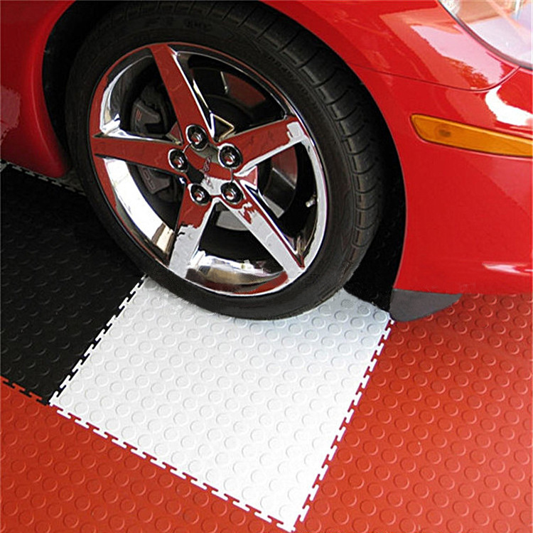 Coin Pattern Heavy duty Slip resistant warehouse workshop garage flooring PVC tile