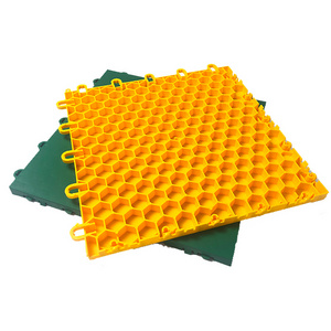 Plastic Modular Kindergarten Outdoor&Indoor Rink Sports Flooring Tile Roller Skating Splicing Floor Tile