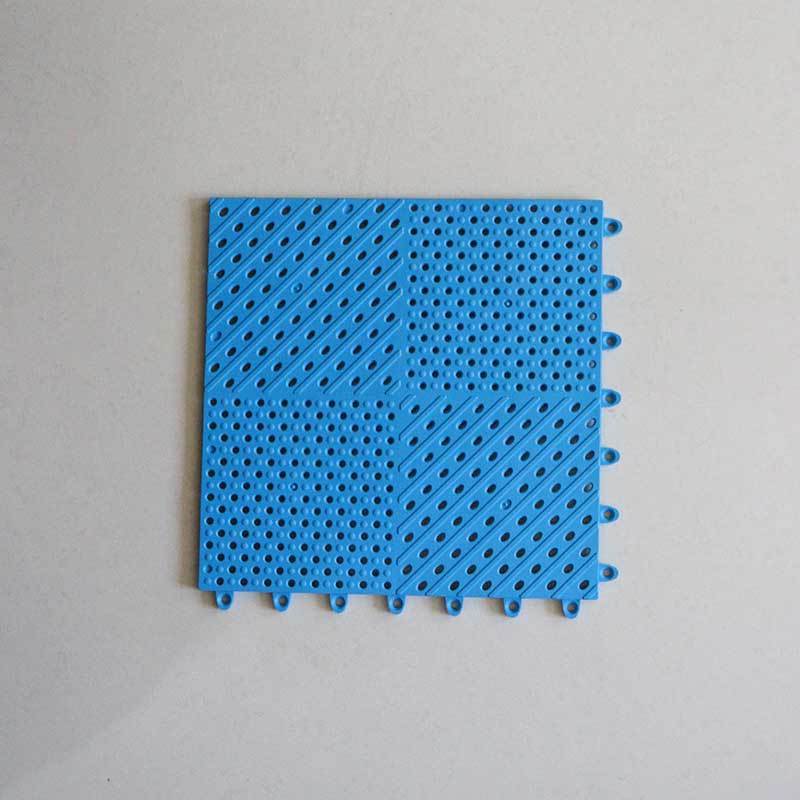 25*25cm Anti Slip Interlocking Flexible PVC Floor Mat Industrial Anti Fatigue Anti Microbial for Bathroom Wet Areas