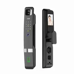 UEMON Smart Home 3D Face Recognition Smart Fingerprint Digital Safe Door Lock With Camera And Doorbell