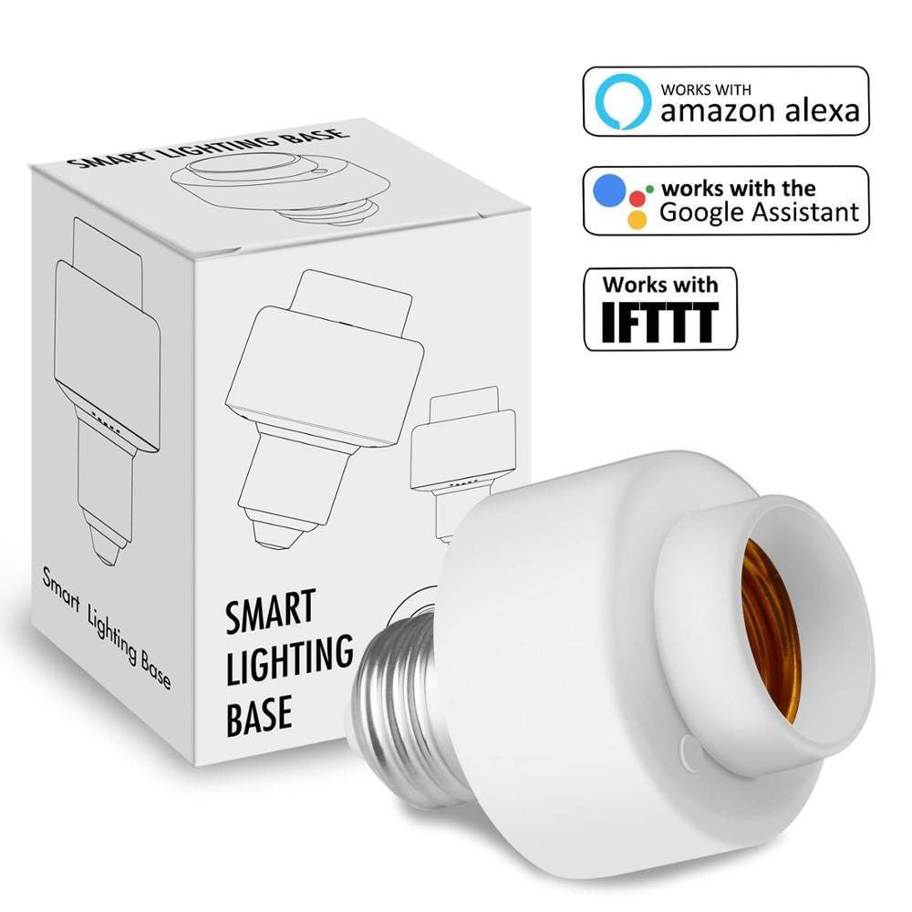 UEMON Smart Life Wifi Control LED Bulb socket E27 E26 100-240V Wireless Smart Light Holder