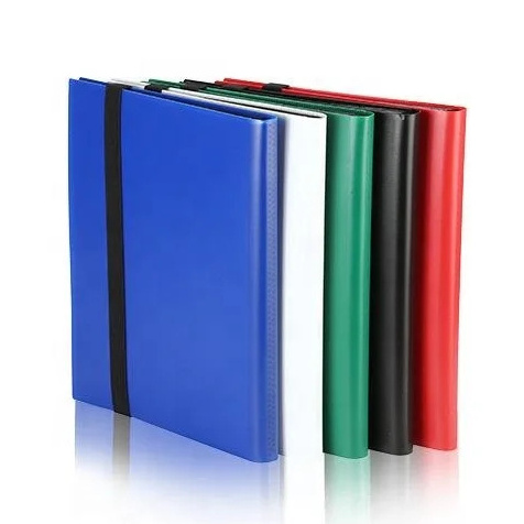 4 Pockets Card Photo Protector Album Binder Desk Card Game Plastic Indoor PP Plastic Waterproof OEM