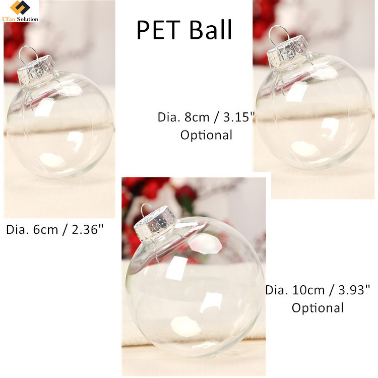 Christmas Iridescent Ball Ornament Reusable Plastic Balls Shatterproof Hanging Baubles Christmas Tree Holiday Party Decor