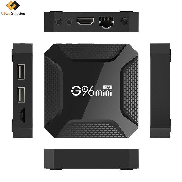 G96 Mini 5G Max guangdong the network television set-top iptv box hybrid android 8k remote control smart luby tv set top box