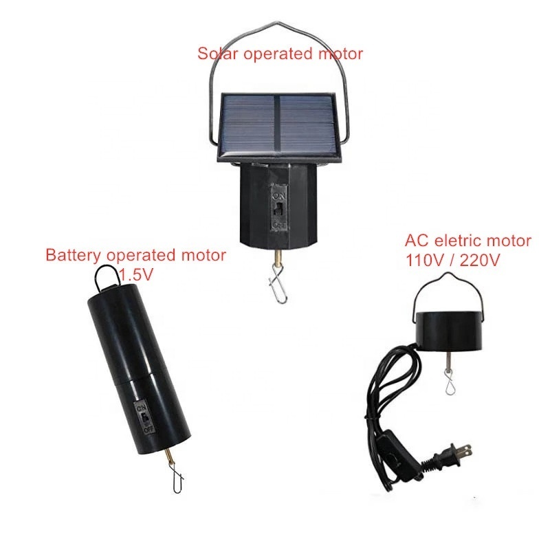 garden ornaments solar electric battery operated rotating motor battery motorcycle 25-35 rpm for wind spinner chimes