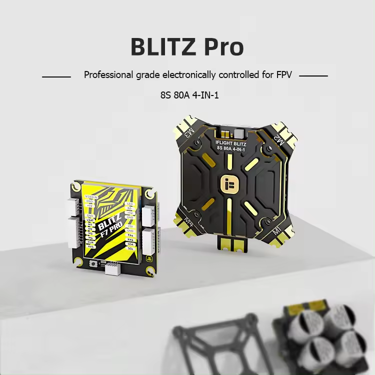 IFlight BLITZ F722 F7 Pro Flight Controller BMI270 512MB BlackBox BLITZ E80A 4IN1 ESC 4-8S for RC FPV Drone Remote Control