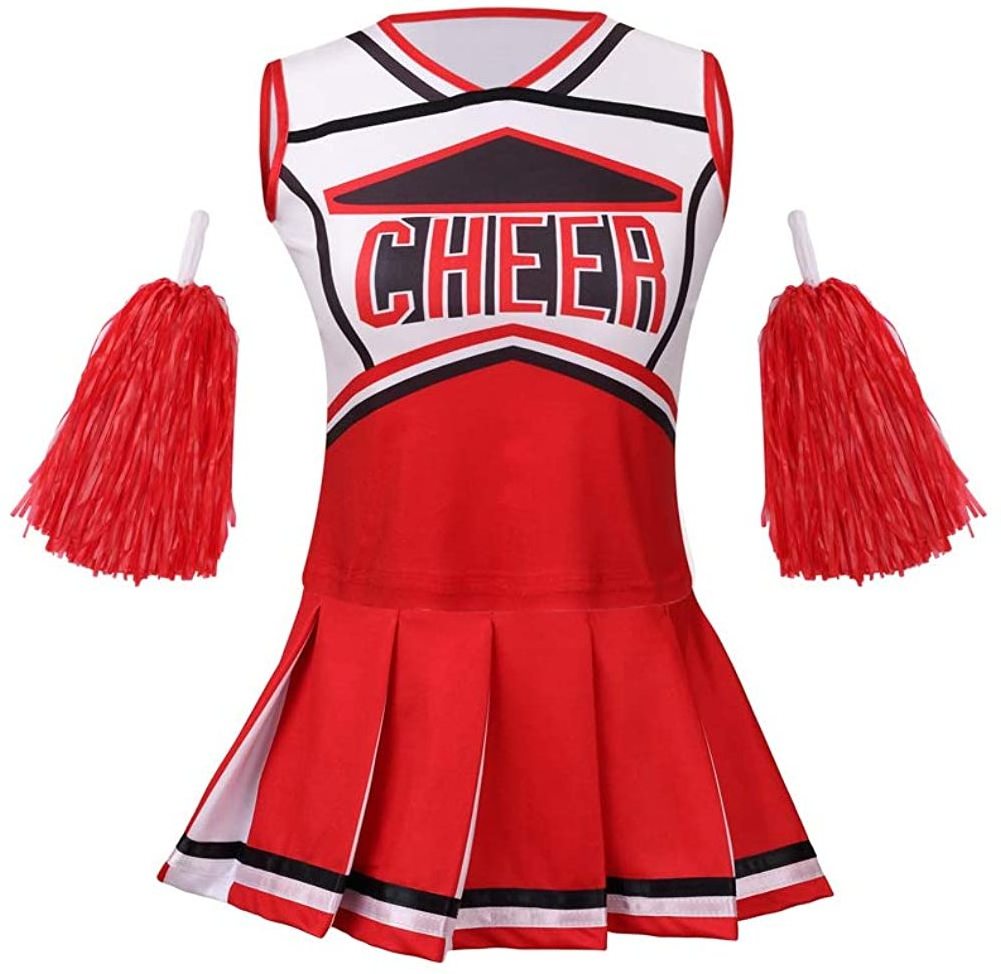 custom long sleeve cheerleading uniforms cheap wholesale cheer leading Team Skirts + Short Sets Sublimation Printed Uniforms