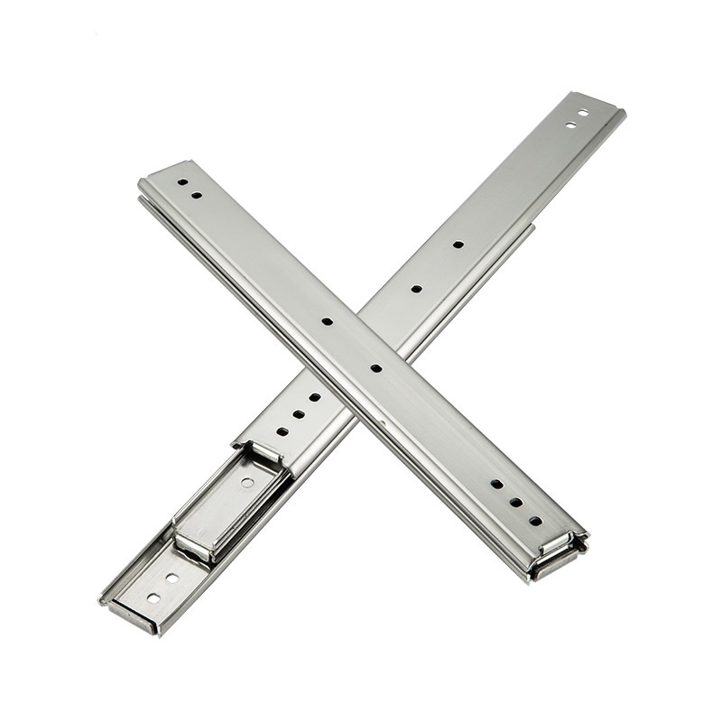 Replace SRX36 full pull-out double-layer steel ball three-section linear slide IDC07 medium-load three-section track guide