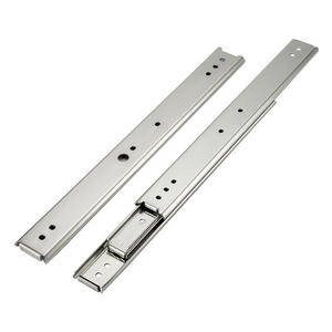 Replace SRX36 full pull-out double-layer steel ball three-section linear slide IDC07 medium-load three-section track guide