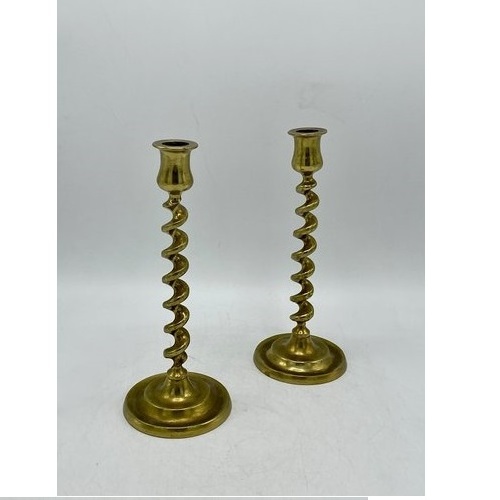 Unique Decorative brass candle stand modern luxury brass gold metal candle holder set with handmade use for sale