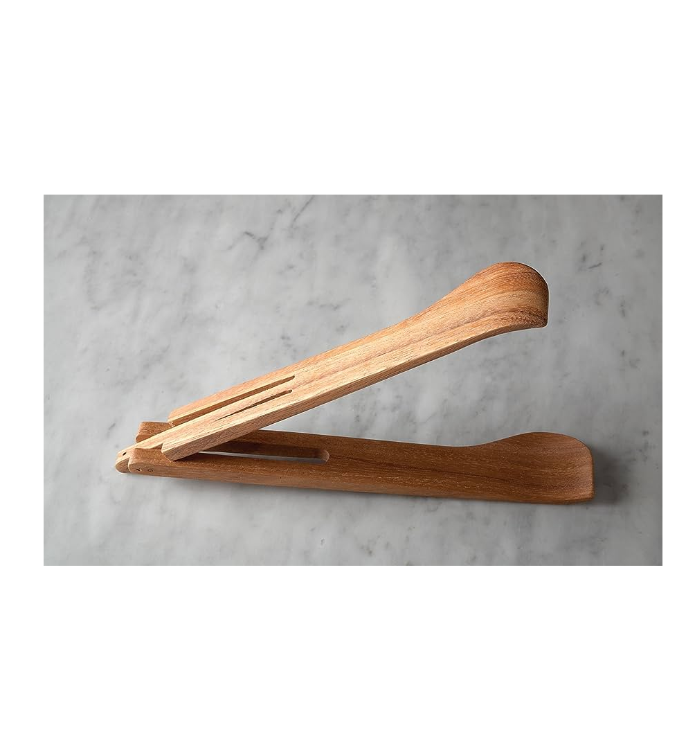 Stylish design designer look Mini Wooden Salad Tongs Utensils Salad Spinner Chopped Veggie at reusable price