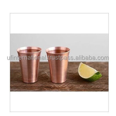 High quality copper water drink glass with 3 piece set Bar & Wine Cocktail Glasses for hot sale product