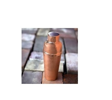 Antique Copper Shaker Bottle Cocktail Shakers Direct Factory Stainless Steel Copper Sublimation Shaker Cups Custom design