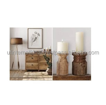 Christmas Gift Set of 3 Home Decor Heart-shaped Romantic Cute Decorative Wood Tea Light Candle stand very good product