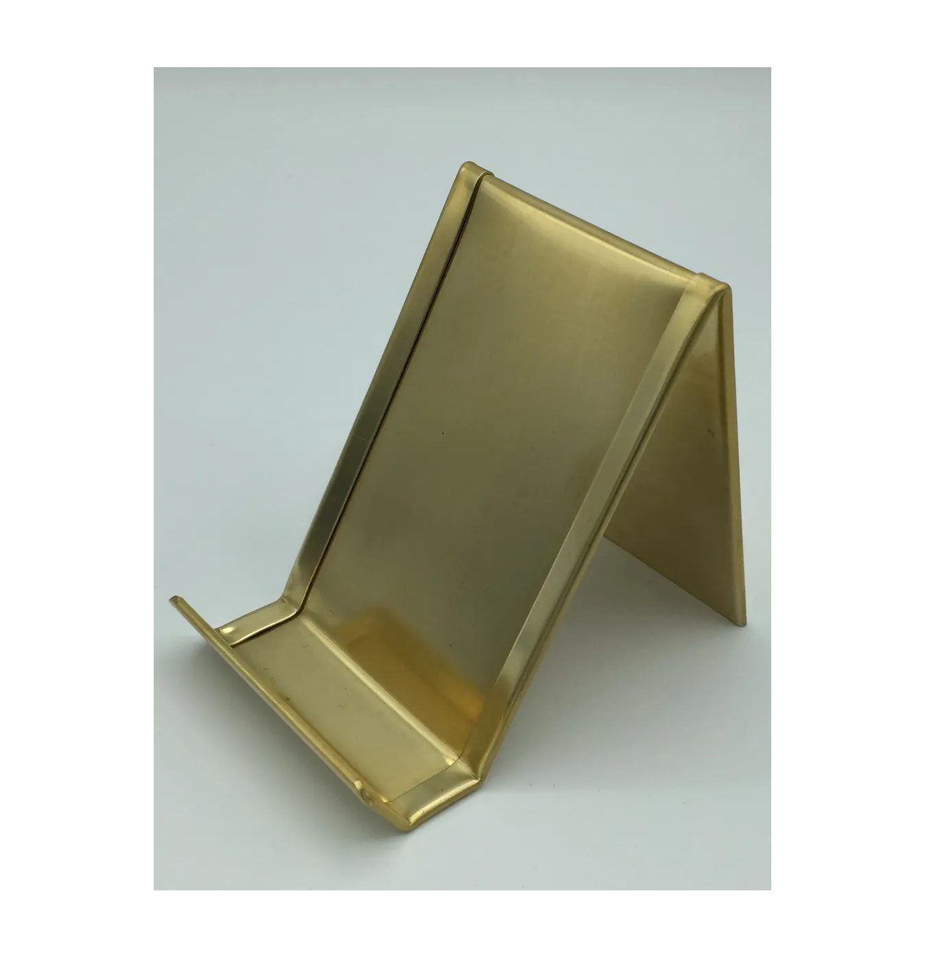 New Look brass business card stand Antique stainless steel brass table business card holder display most demanding