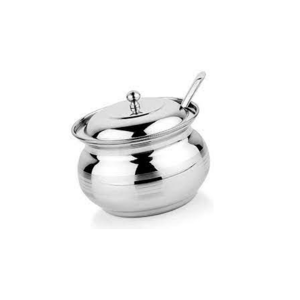 Latest stainless steel and sugar bowl Fancy Wholesale Stainless Steel lid and spoon steel sugar and salt bowl for sale